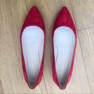 Cole Haan red flat